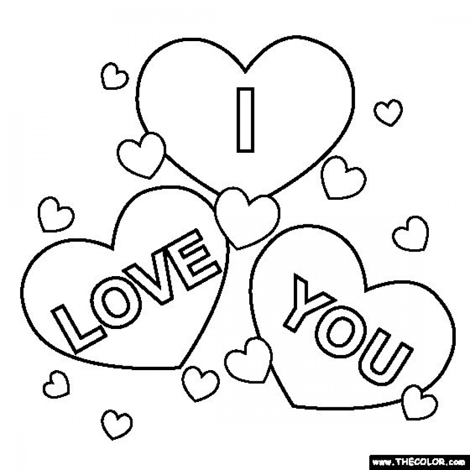 in love with you coloring pages - photo #8