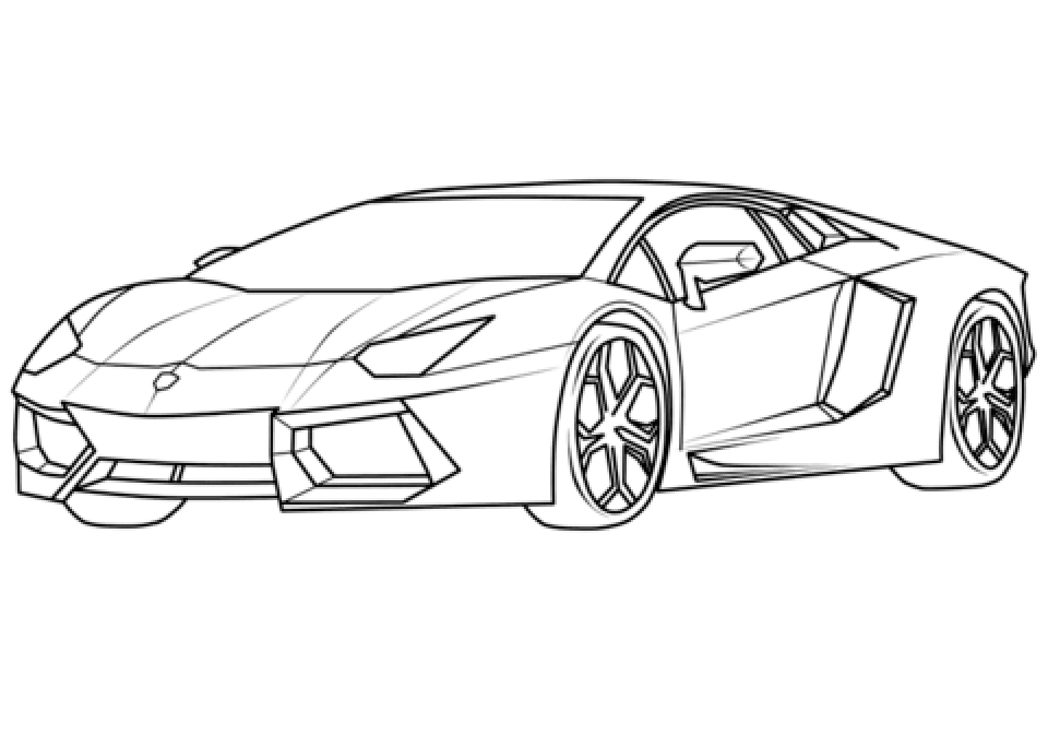 Lamborghini Para Colorir: Faça O Download Gratuito De Imagens Incríveis ...