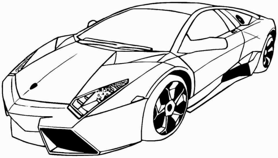 Get This Free Lamborghini Coloring Pages to Print 39122