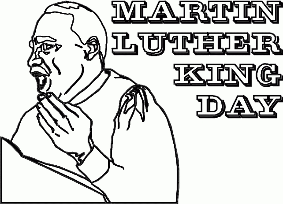 Get This Free Preschool Martin Luther King Jr Coloring ...