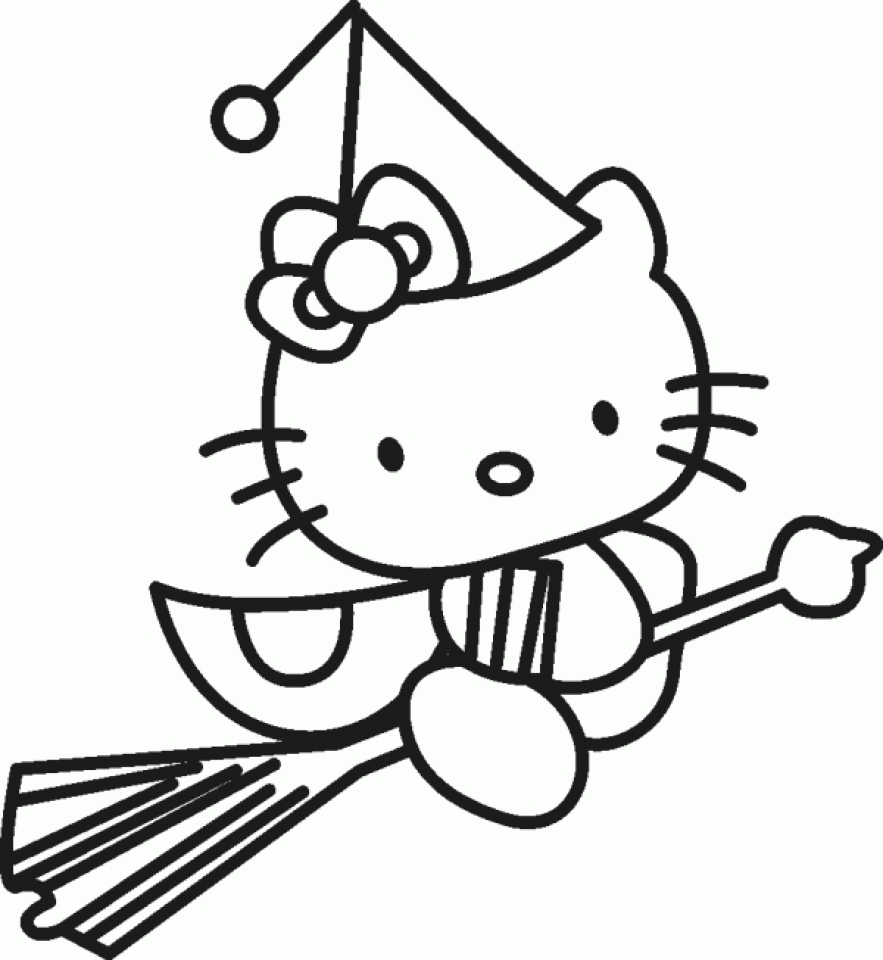 Get This Free Preschool Witch Coloring Pages to Print OLoEv