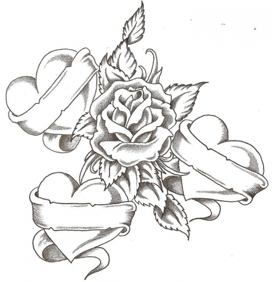 images of roses for coloring book pages - photo #39