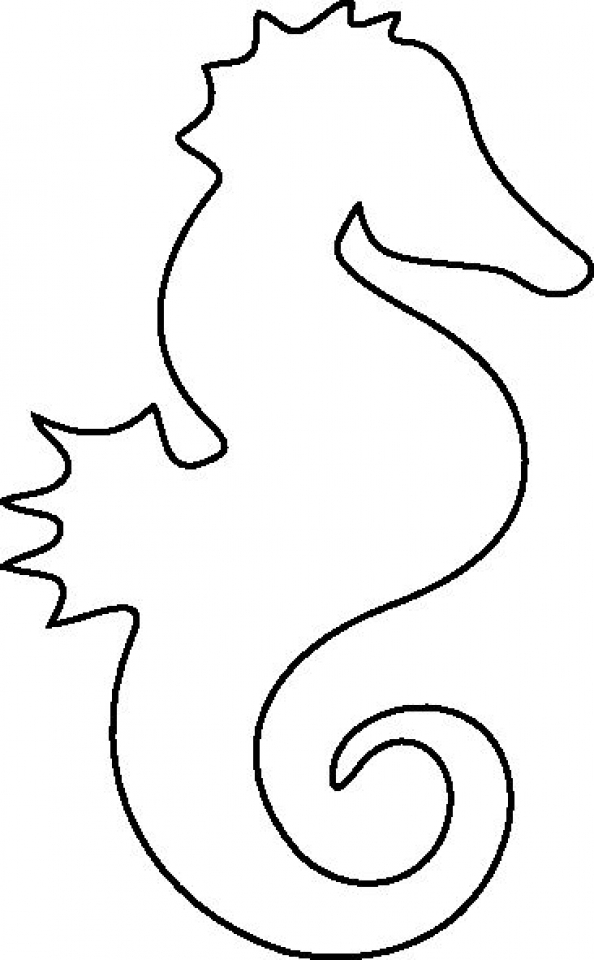 Get This Free Seahorse Coloring Pages to Print 76049