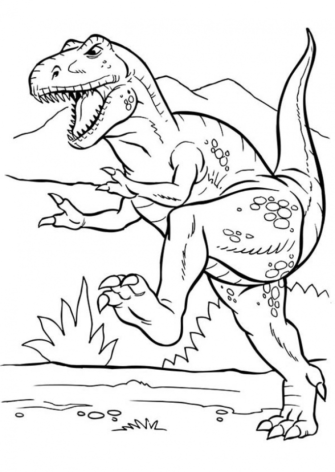 20 Free Printable TRex Coloring Pages EverFreeColoringcom