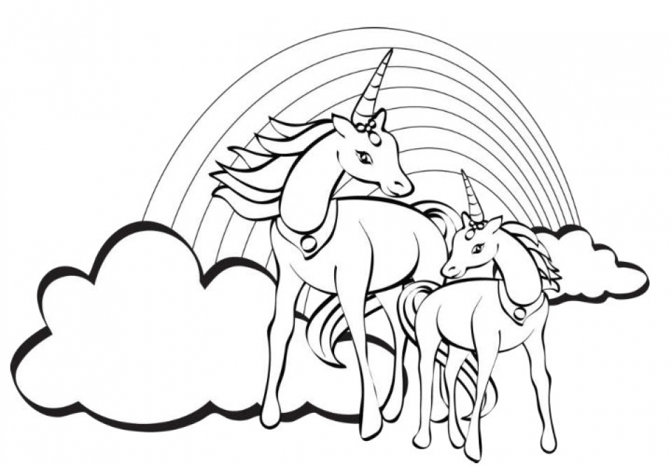Get This Free Unicorn Coloring Pages 92377