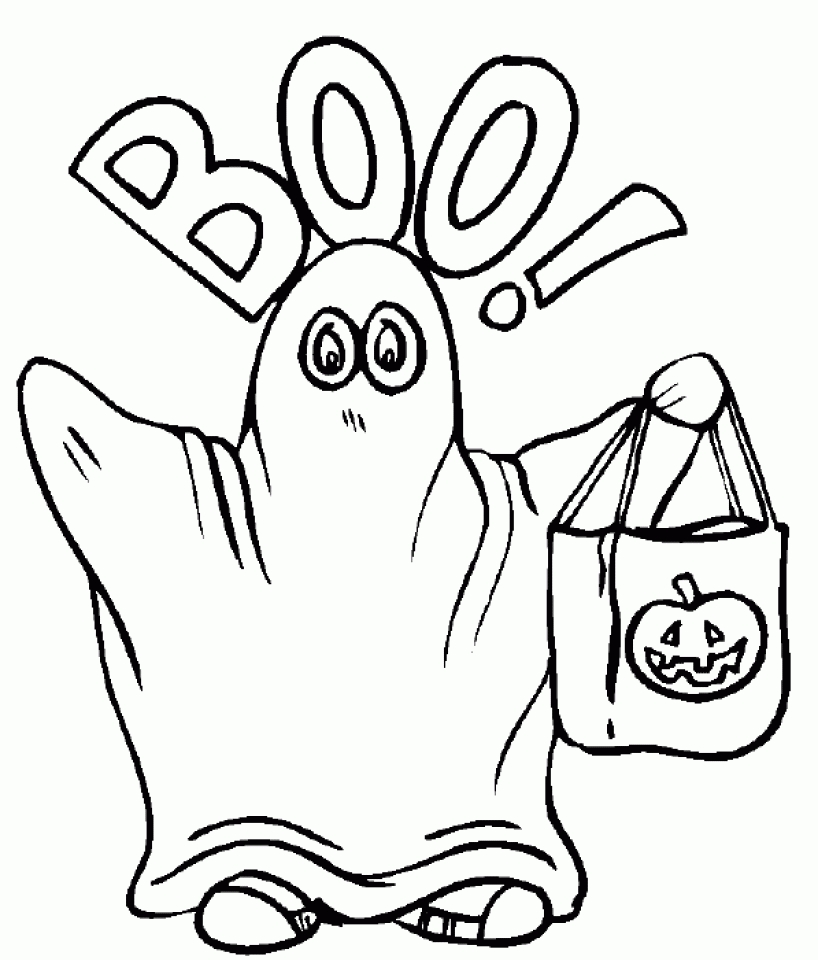 Get This Ghost Coloring Pages Free Printable 66396