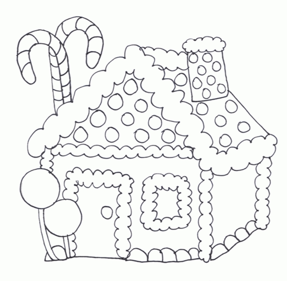 Get This Gingerbread House Coloring Pages to Print Online K20X20s 
