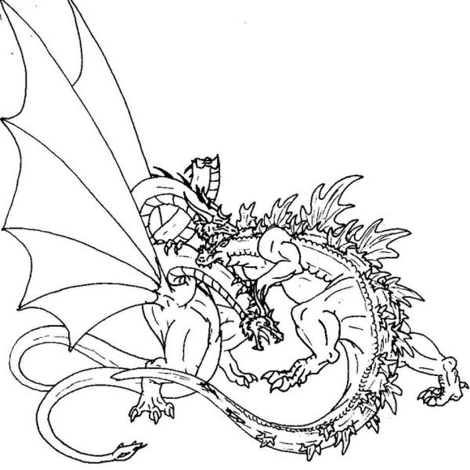 Get This Godzilla Coloring Pages to Print Online K0X5s