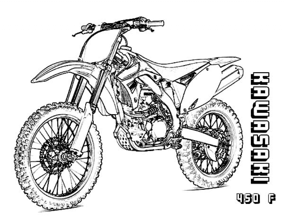 39+ Dirt Bike Coloring Pages Free Pictures