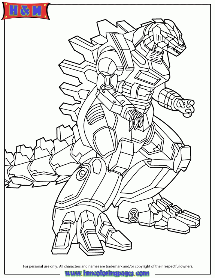 Get This Kids' Printable Godzilla Coloring Pages uNrZj