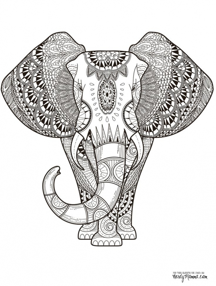 Download Get This Mandala Elephant Coloring Pages 2x5cf43