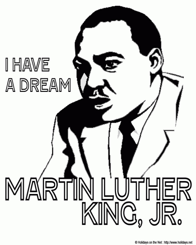 Get This Martin Luther King Jr Coloring Pages To Print For Kids Aiwkr