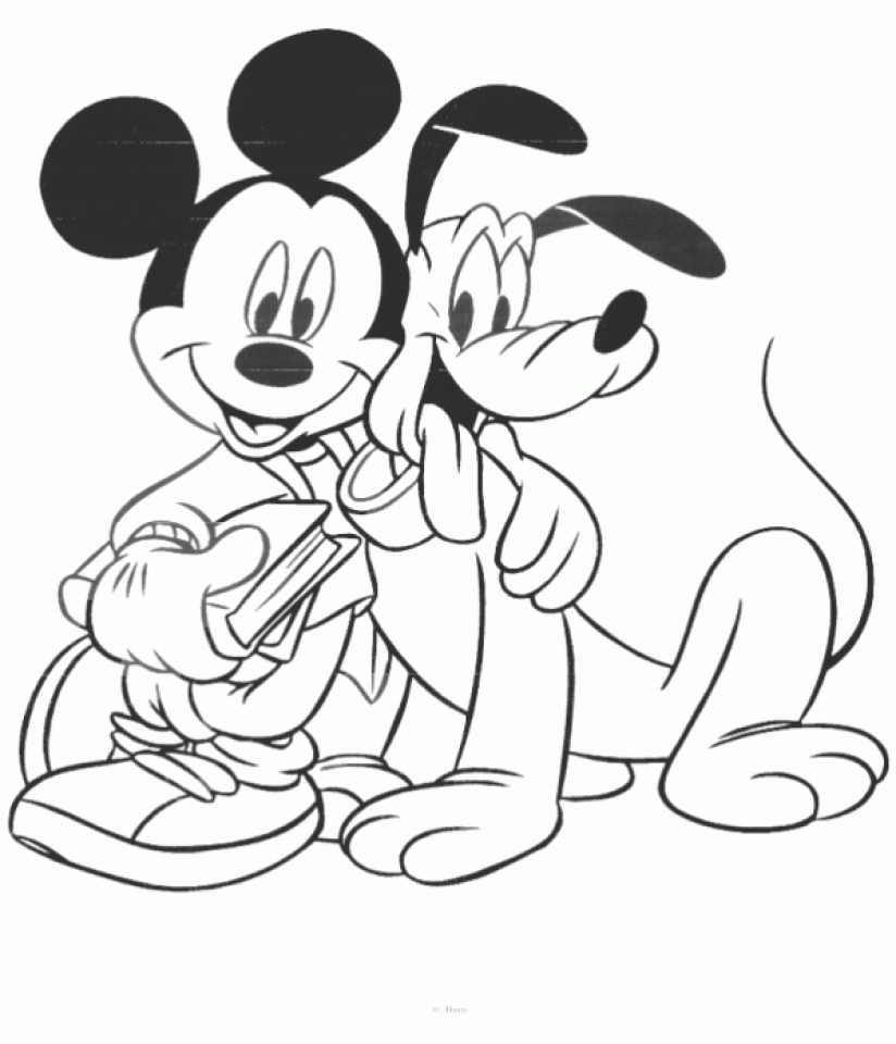 20+ Free Printable Mickey Mouse Coloring Pages for Kids ...