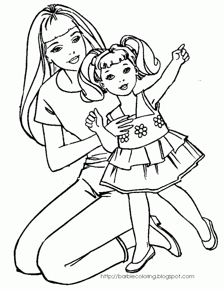 Get This Online Barbie Coloring Pages for Kids sz5em !