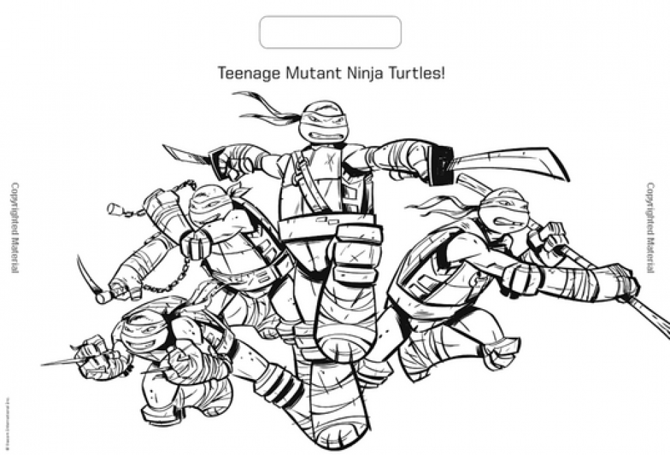 Get This Online Ninja Turtle Coloring Page 13228