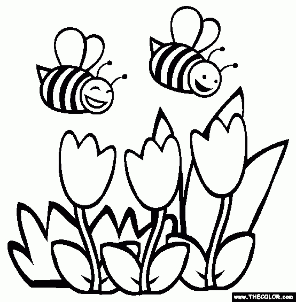Get This Online Printable Spring Coloring Pages rczoz