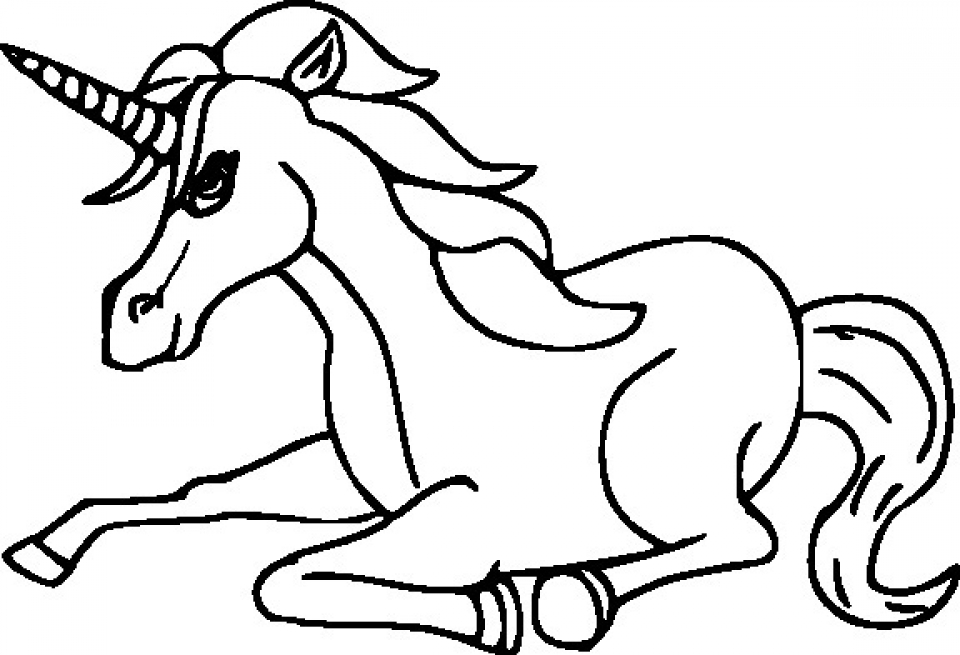 unicorn coloring pages online - photo #15