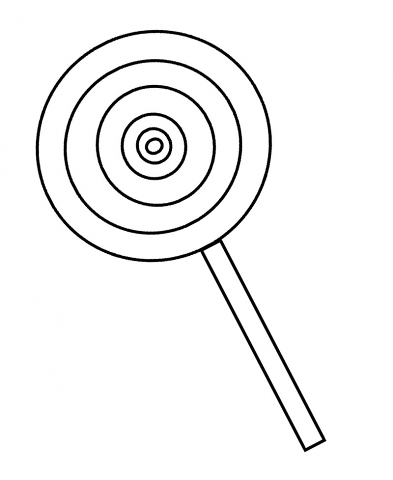 Free Printable Lollipop Template