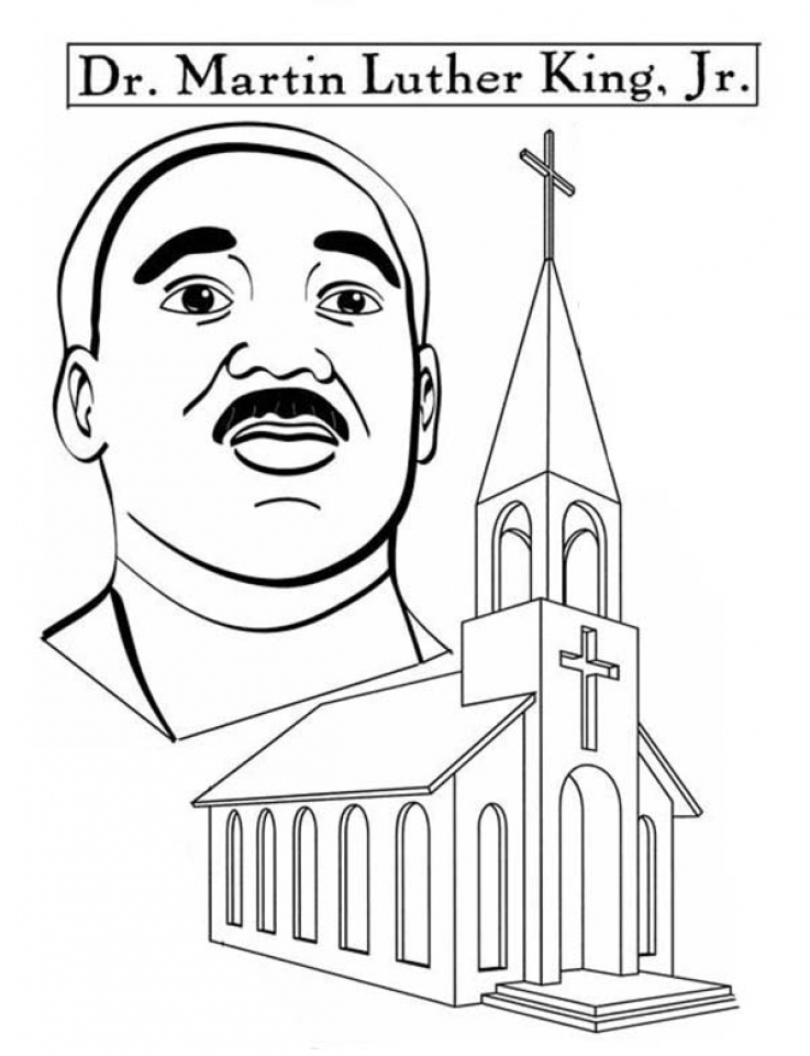 Get This Preschool Printables of Martin Luther King Jr Coloring Pages