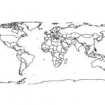 20+ Free Printable World Map Coloring Pages - EverFreeColoring.com