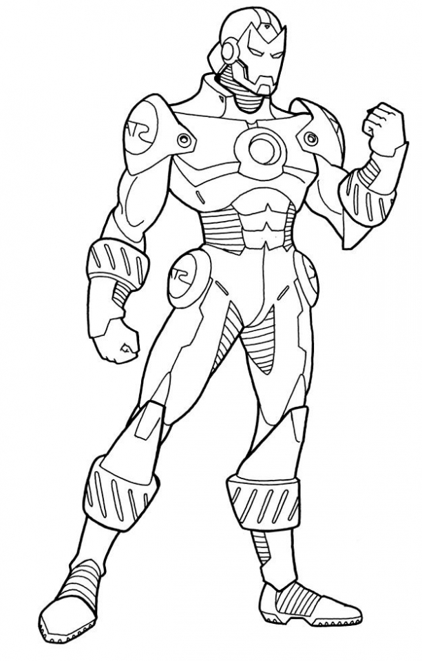 iron man coloring pages free to print - photo #14