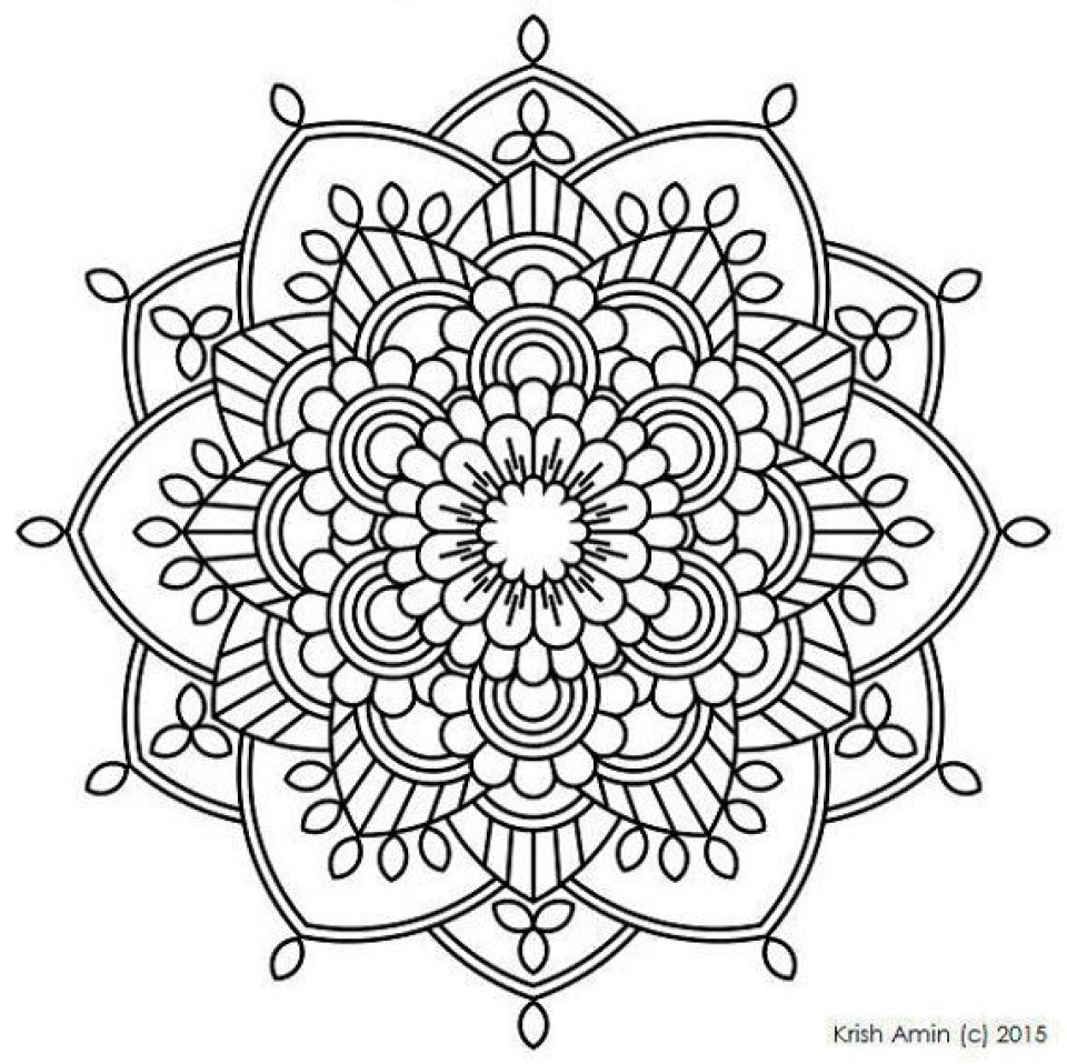 Get This Printable  Mandala  Coloring  Pages  For Adults  