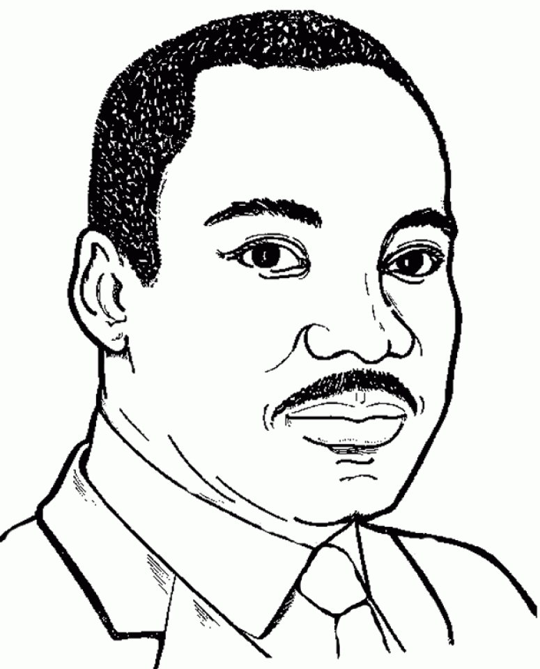 Martin Luther King Jr Printable Coloring Pages