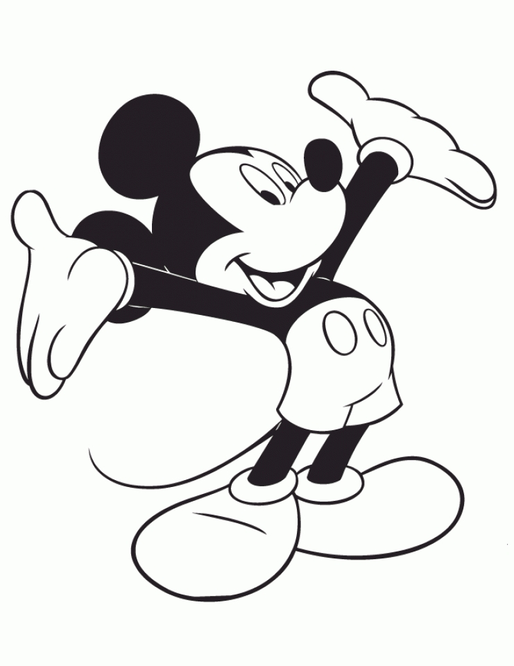 mickey mouse coloring pages to print out