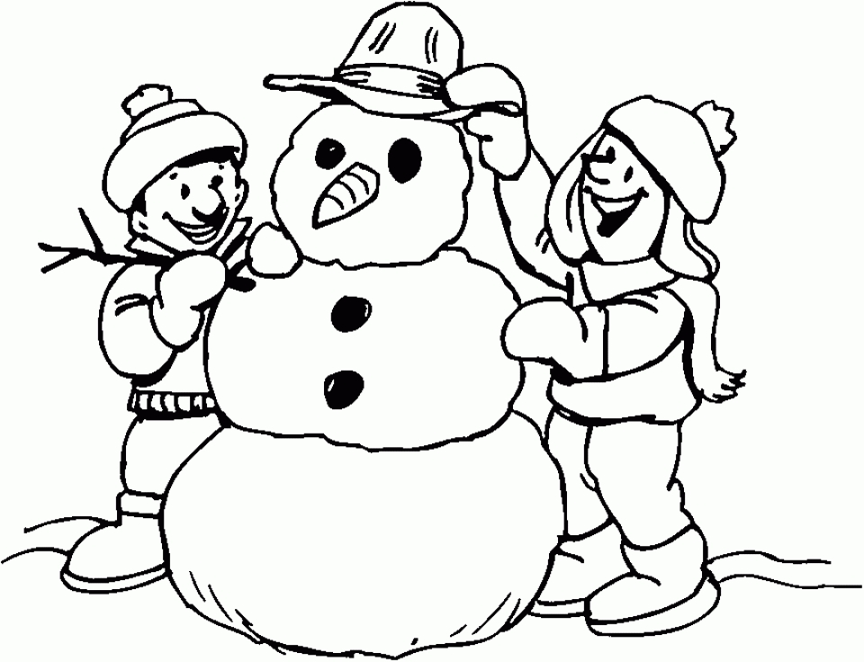 Get This Printable Snowman Coloring Pages Online 64038
