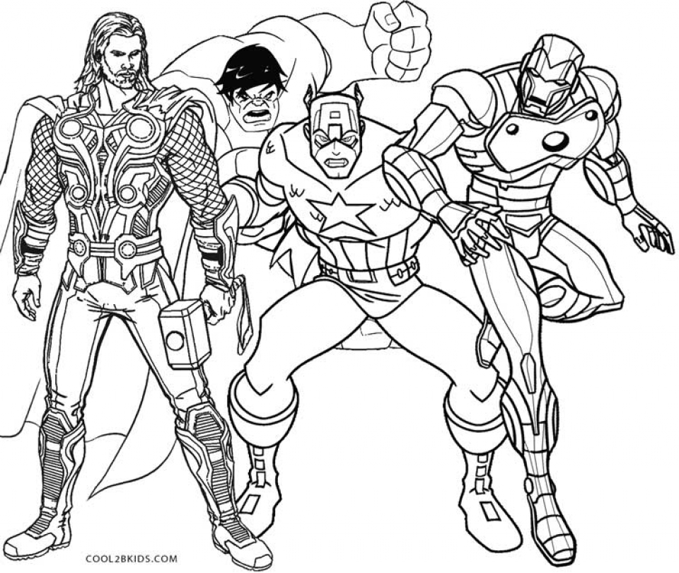 Get This Printable Thor Coloring Pages Online 64038