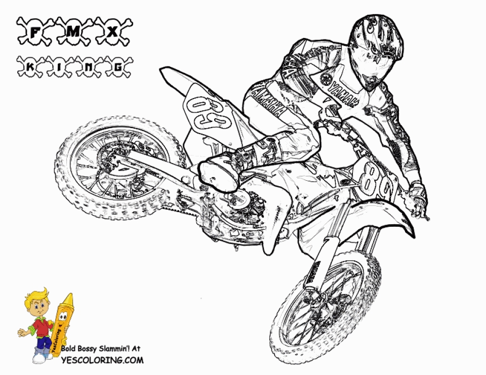 Get This Printables for Toddlers Dirt Bike Coloring Pages Online Free