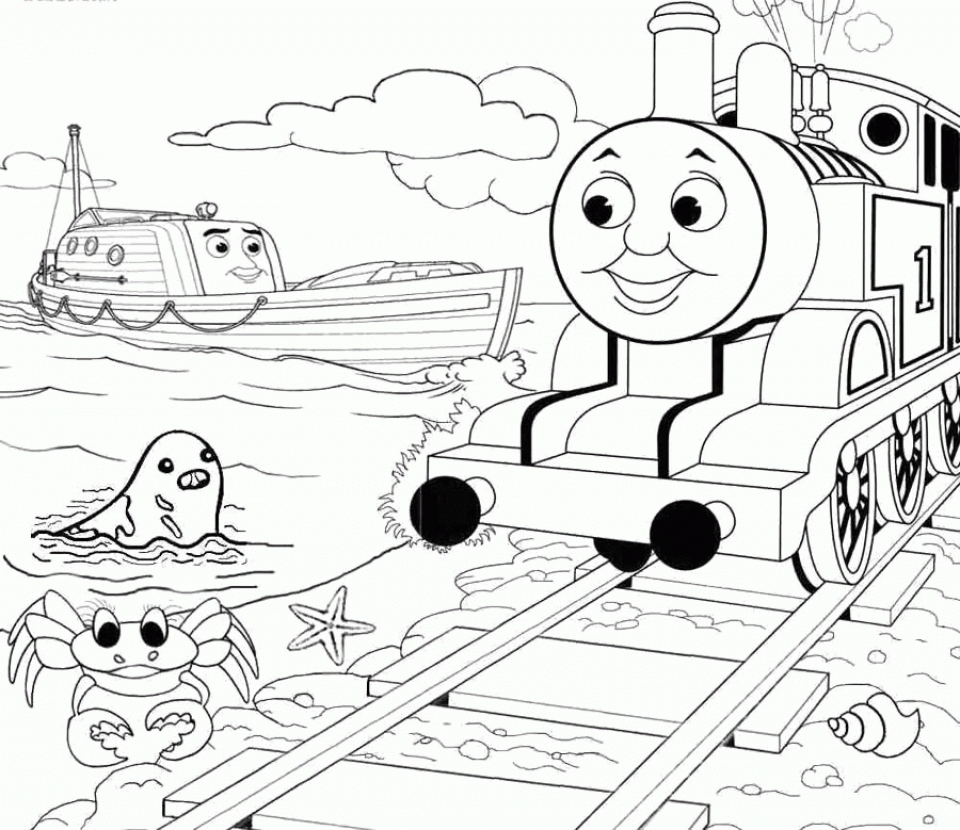 Printables for Toddlers Thomas And Friends Coloring Pages line Free qKF3G