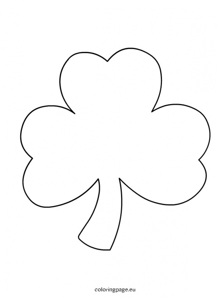 Get This Shamrock Coloring Pages Free for Kids e9bnu