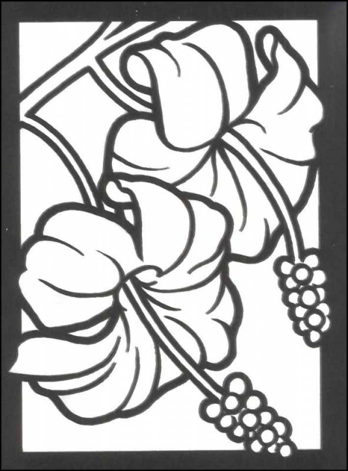 Get This Stained Glass Coloring Pages Free Printable 16479