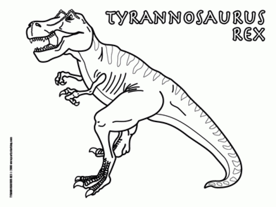 Download Get This T Rex Coloring Pages Free Printable 75185