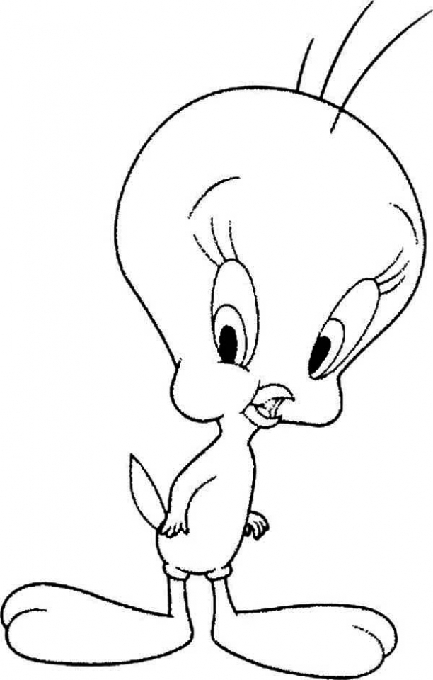 Get This Tweety Bird Coloring Pages Free Printable 75185