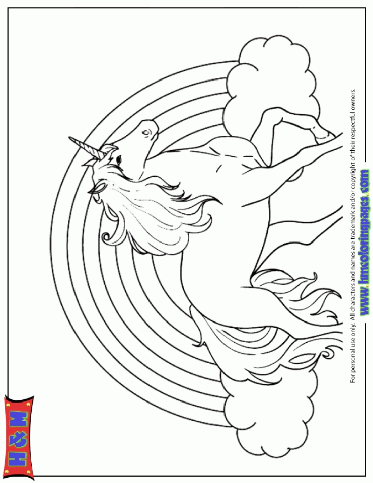 printable free unicorn coloring pages