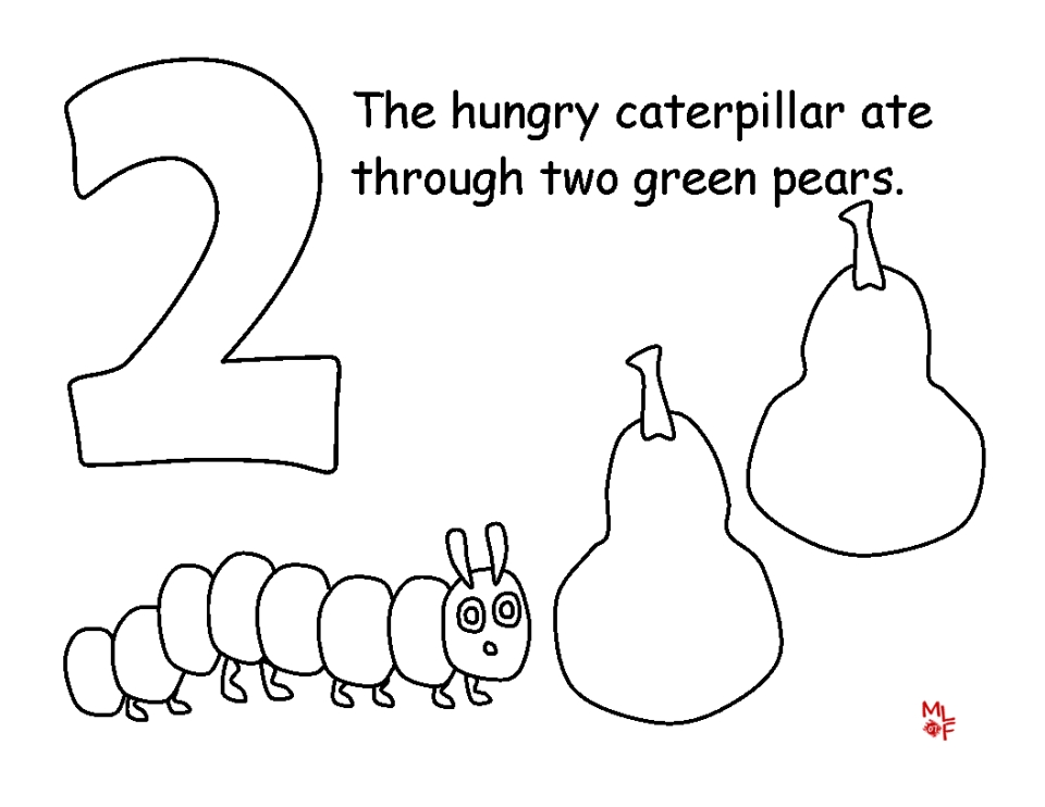 Get This The Very Hungry Caterpillar Coloring Pages Free