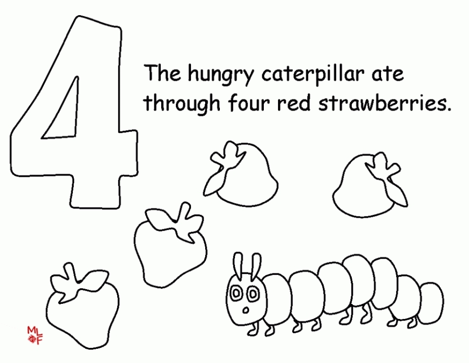 The Very Hungry Caterpillar Coloring Page | Coloringnori - Coloring