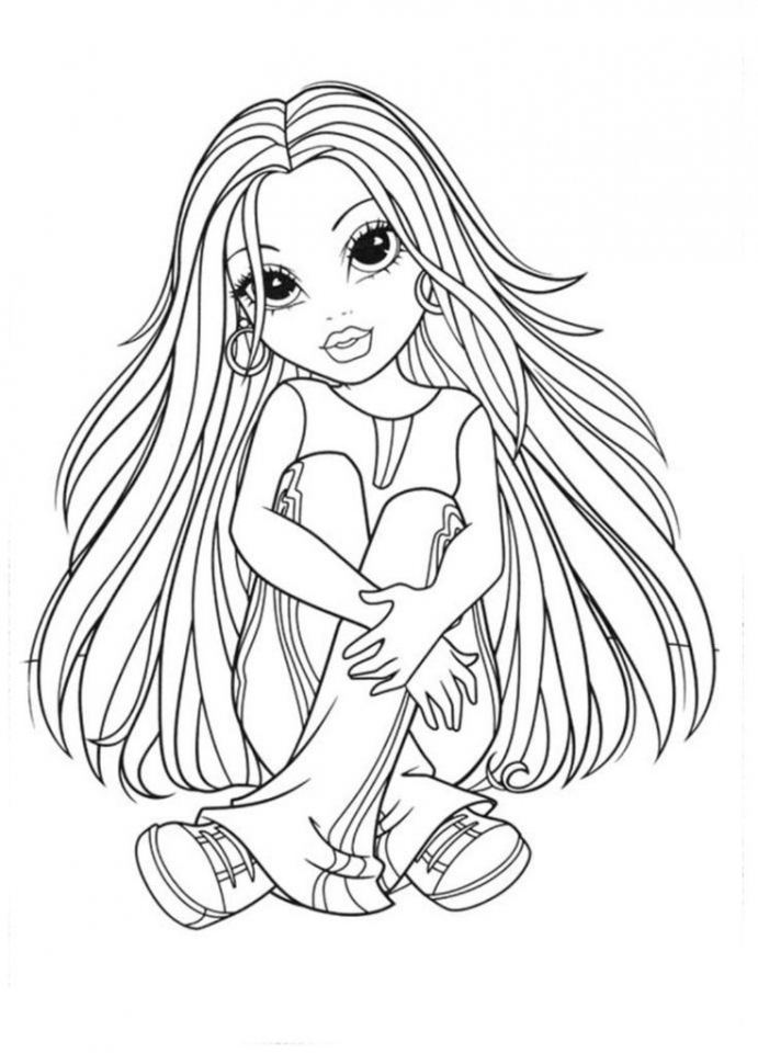 Get This American Girl Coloring Pages Free Printable fyo110