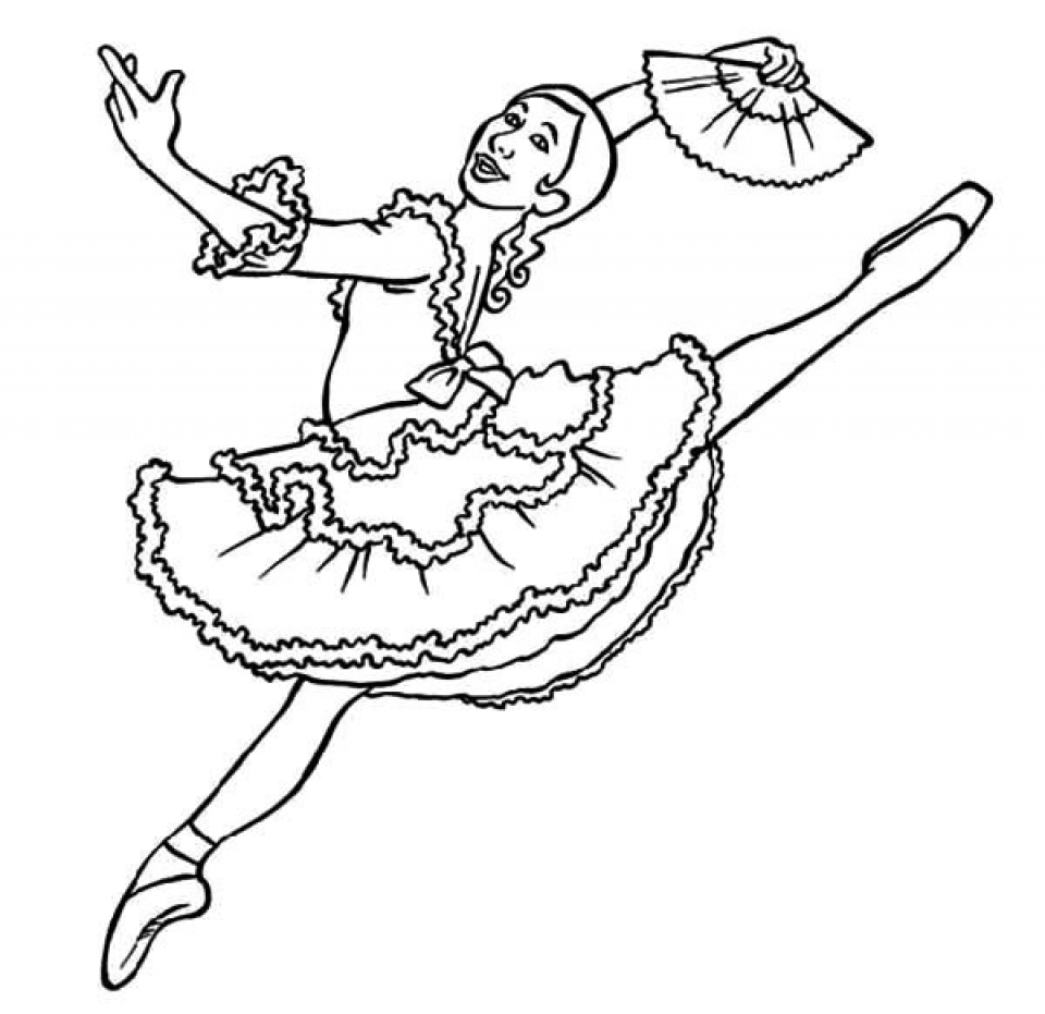 Get This Beautiful Ballerina Coloring Pages 88623