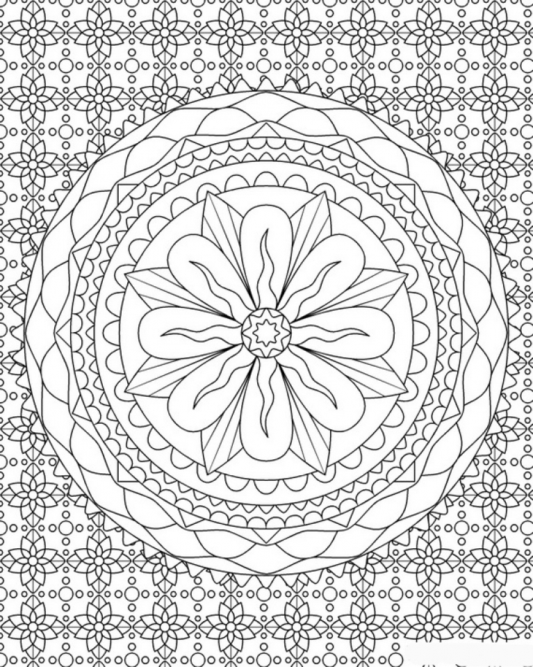 Printable Difficult Coloring Pages - AZ Coloring Pages