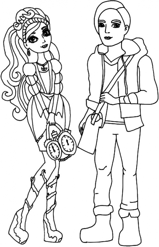 Get This Ever After High Coloring Pages for Girls TYU56