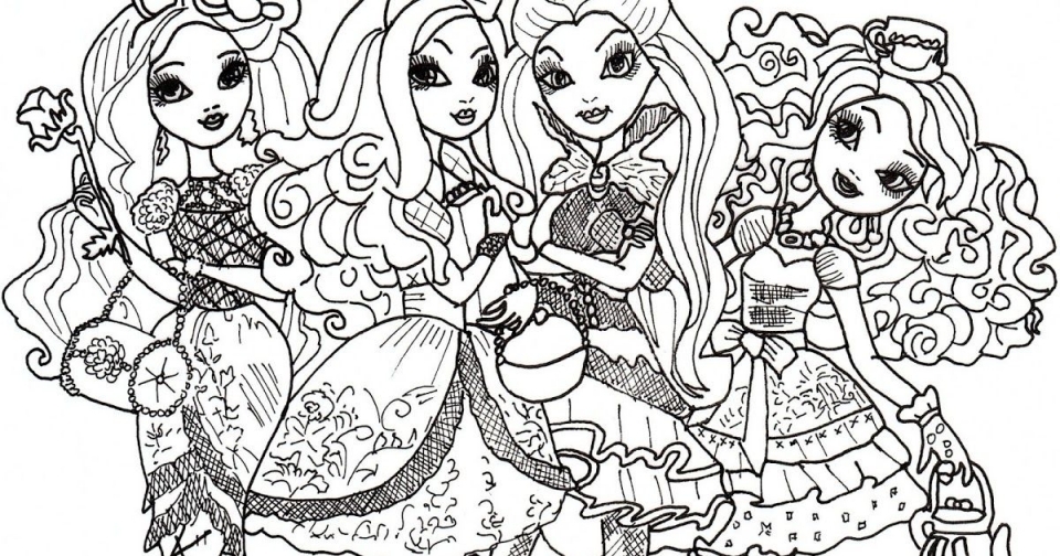 Get This Ever After High Coloring Pages Free Printable 76955