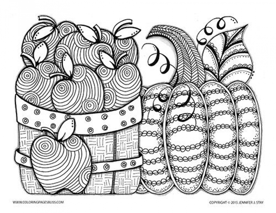 Get This Fall Coloring Pages for Grown Ups Free Printable