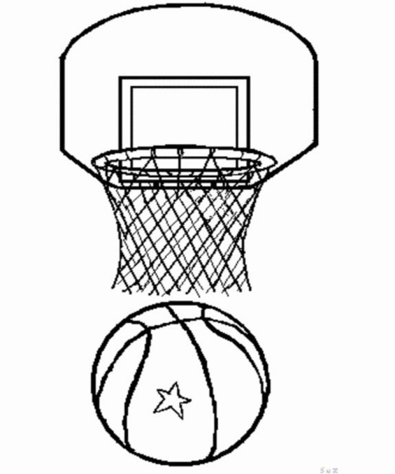 Get This Free Basketball Coloring Pages 492367