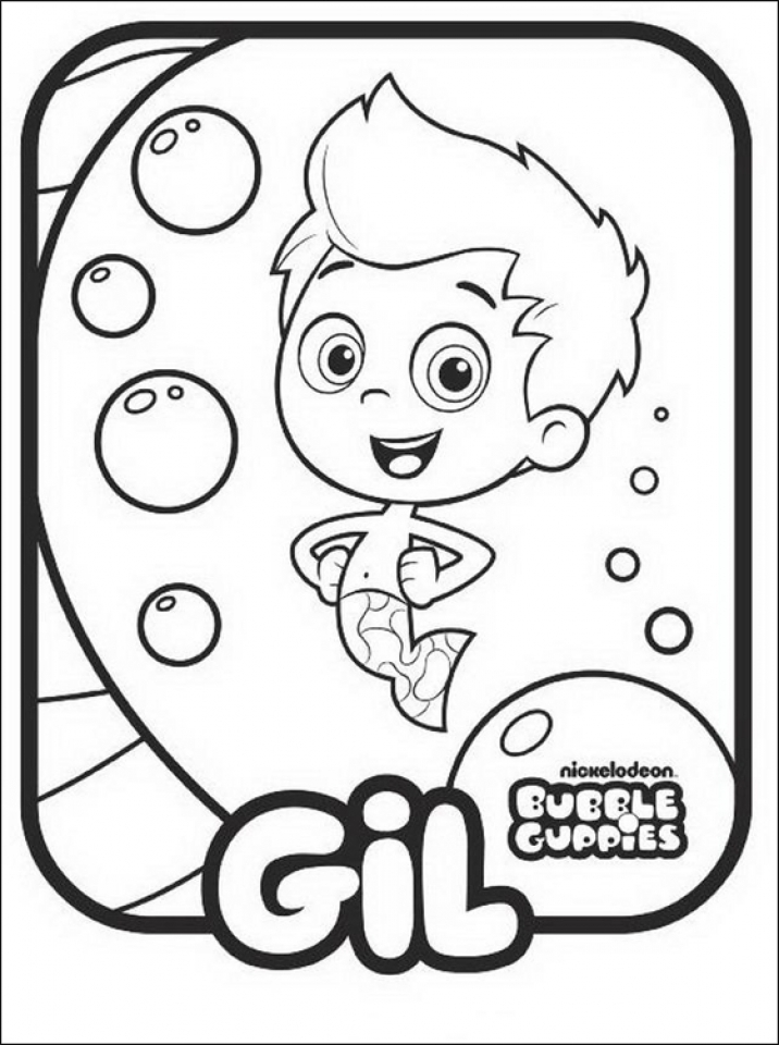 Halloween Coloring Pages Bubble Guppies 3