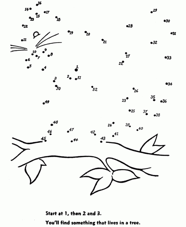 Get This Free Connect The Dots Coloring Pages To Print 62617