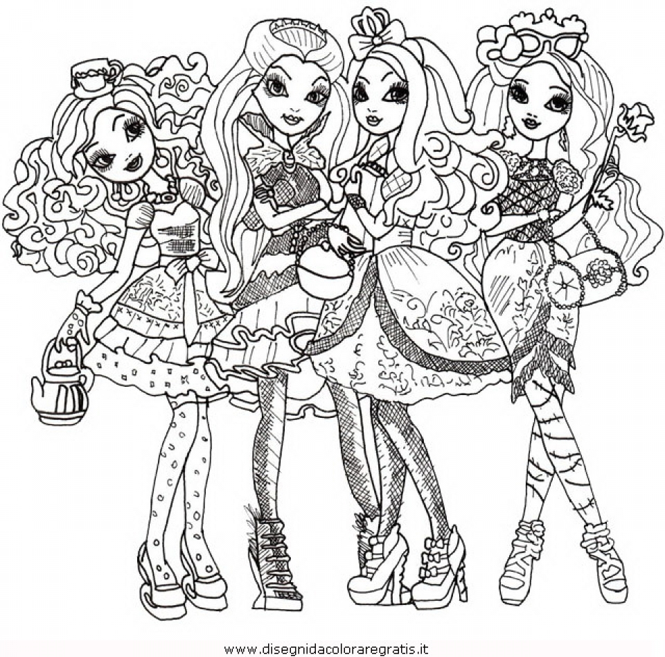 Get This Free Ever After High Coloring Pages 07599