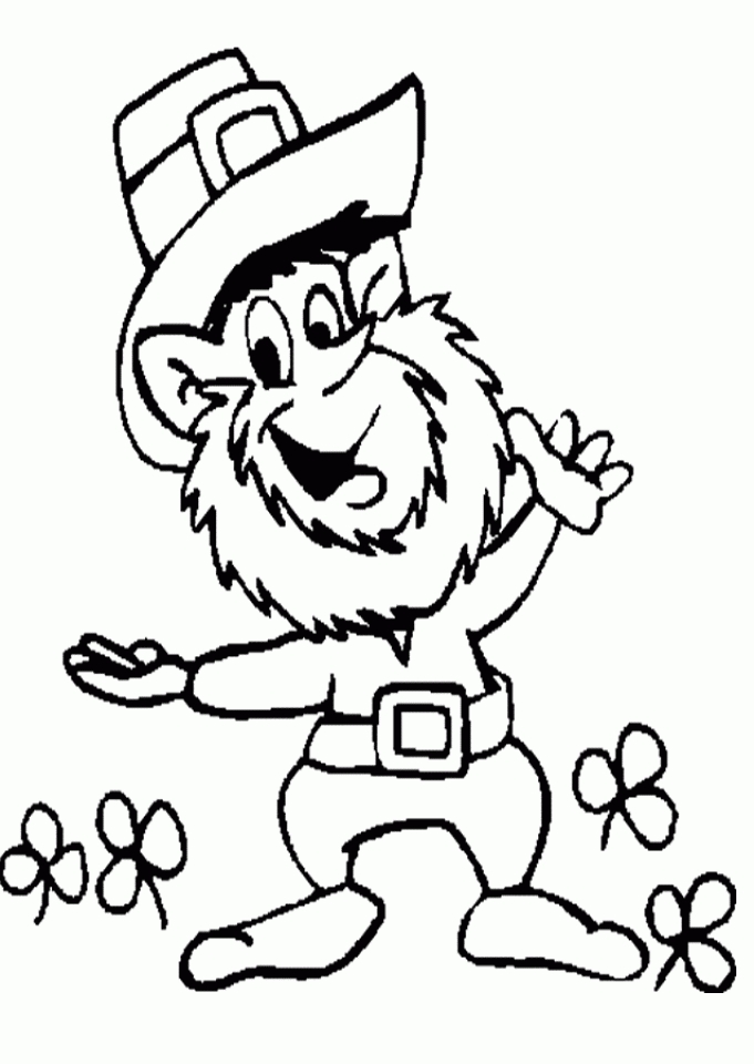 Get This Free Leprechaun Coloring Pages to Print 590f16